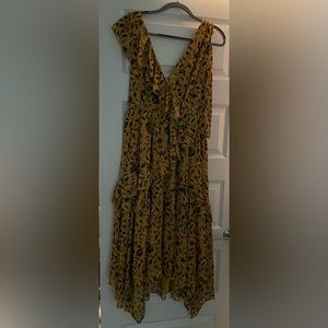 Ulla Johnson silk Dania MIDI Dress size 12